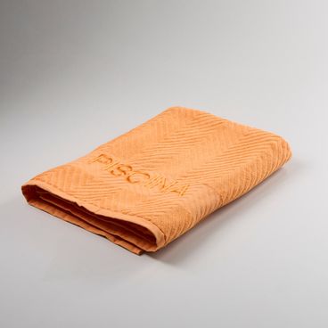 Toalha de Praia e Piscina Chevron - Laranja