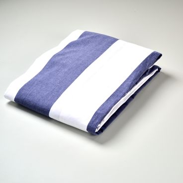Lencol de Baixo Avulso Mix And Match Stripes - Marinho / Branco
