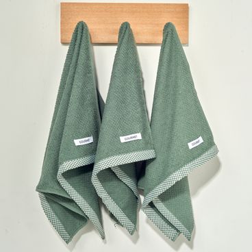 Kit Gourmet Xadrezinho - Verde