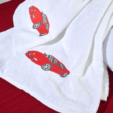 Kit Banho e Rosto Speedway - Branco / Vermelho