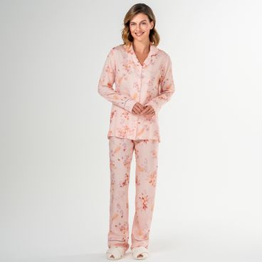 Pijama Nature Longo - Rosa