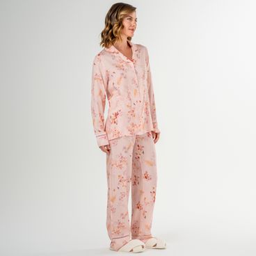 Pijama Nature Longo - Rosa
