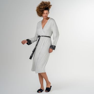 Robe Mandy - Mescla / Preto