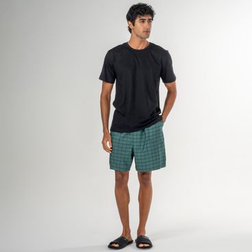 Pijama Heitor - Preto / Verde