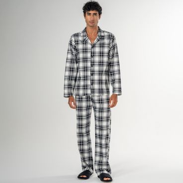 Pijama Lorenzo - Preto / Branco