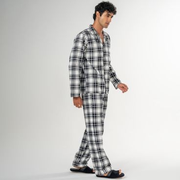 Pijama Lorenzo - Preto / Branco