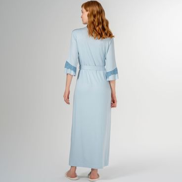 Robe Wendy Longo - Azul Claro/ Azul