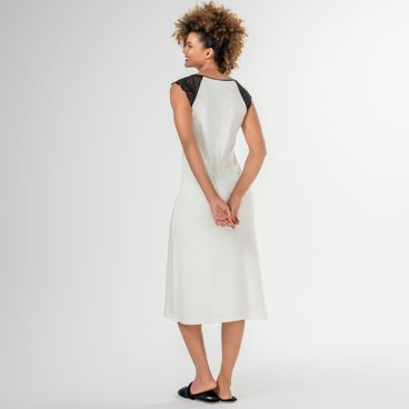 Camisola Stacy - Marfim / Preto