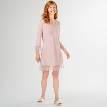 Pijama Algodão Pima Sarah - Rosa