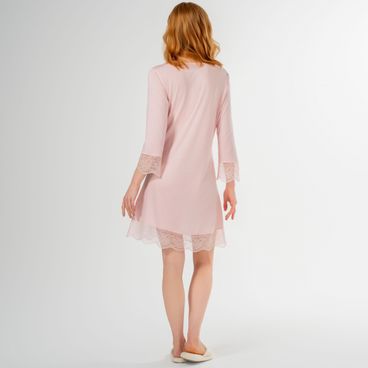 Pijama Algodão Pima Sarah - Rosa