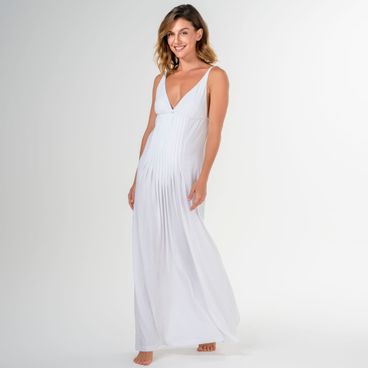 Camisola Algodão Pima Blossom - Branco