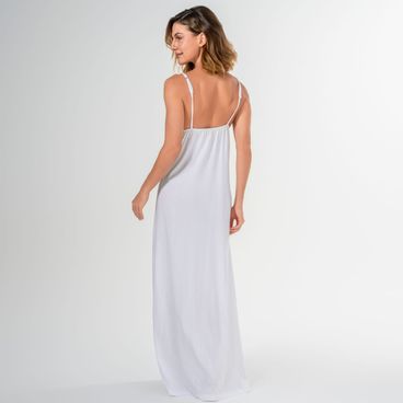 Camisola Algodão Pima Blossom - Branco