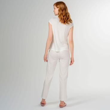 Pijama Algodão Pima Angel - Marfim