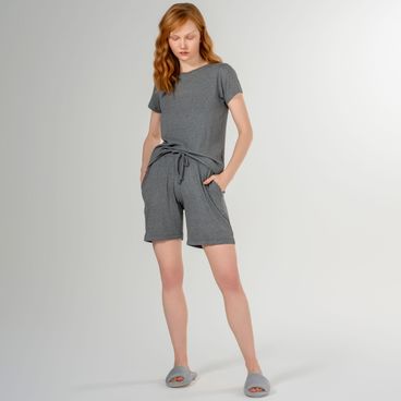 Pijama Lounge Curto - Mescla