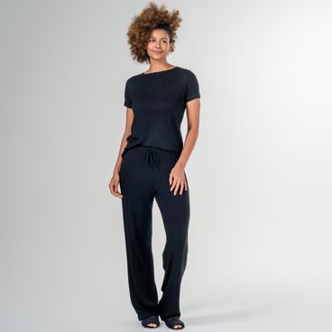 Pijama Lounge Longo - Preto