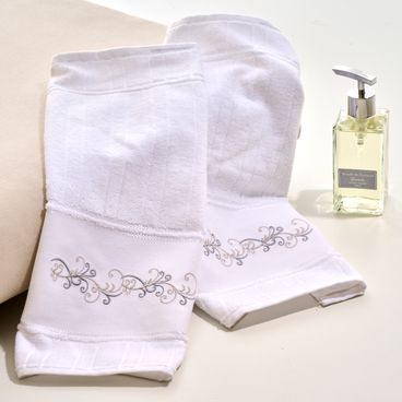 Kit Lavabo Felicita - Branco / Cinza