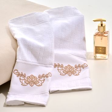 Kit Lavabo Surreale - Branco / Bege