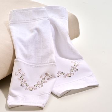 Kit Lavabo Fiore - Branco / Bege