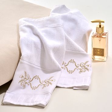 Kit Lavabo Gioia - Branco / Bege