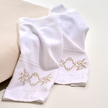 Kit Lavabo Gioia - Branco / Bege