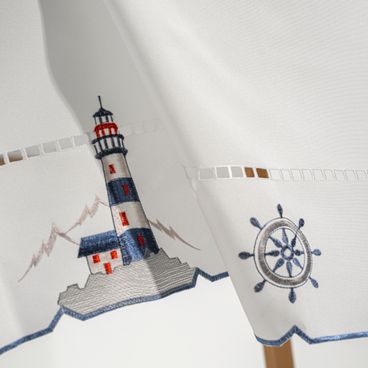 Toalha de Mesa Marine - Branco