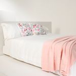 01 01 0458 Capa de Almofada Flower Branco Rosa 002