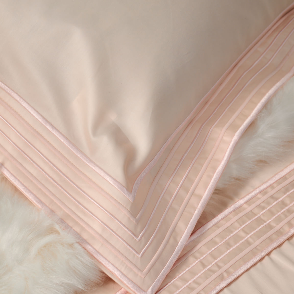 Capa de Edredom Avenue 600 Fios - Rosa / Rosa